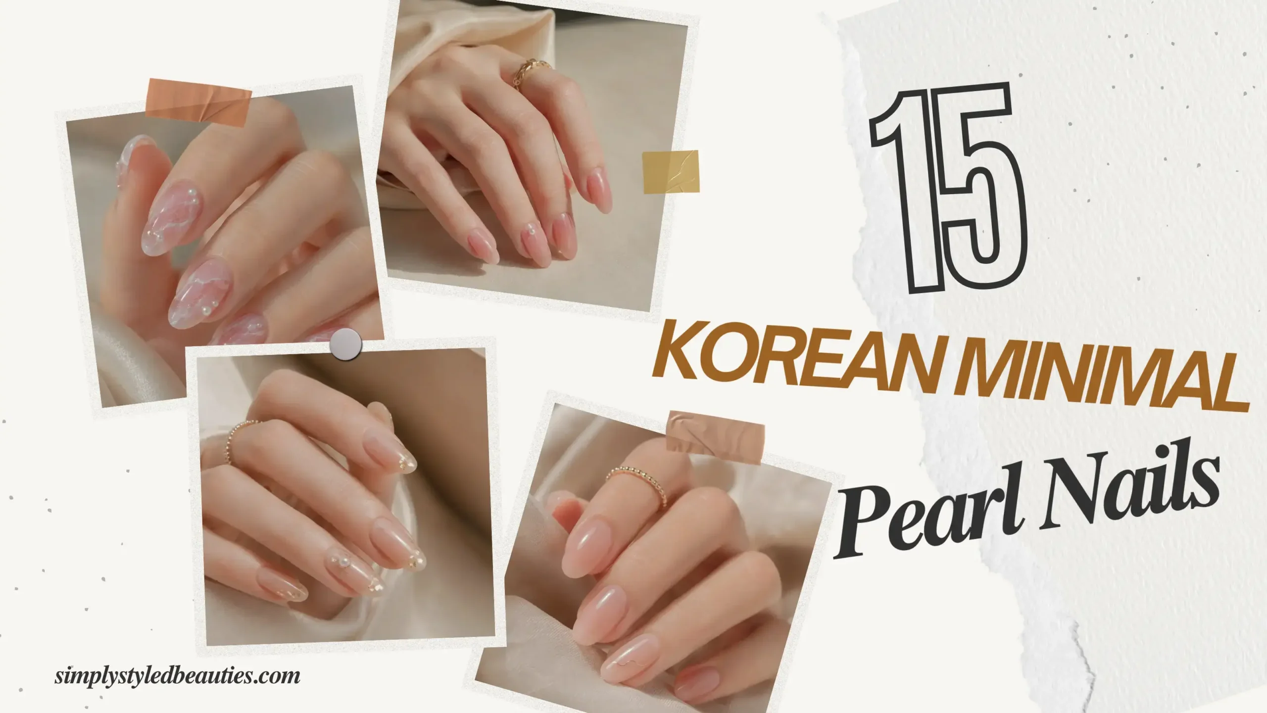 15 Korean Minimal Pearl Nails That Look Expensive in 2026