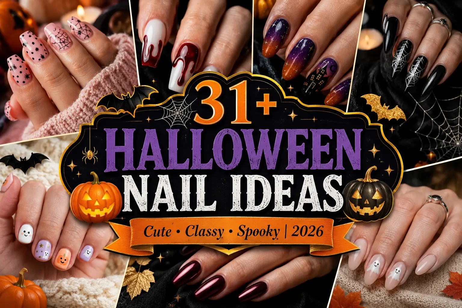 Home 17 31 Halloween nail ideas for 2026 featuring cute classy and spooky designs