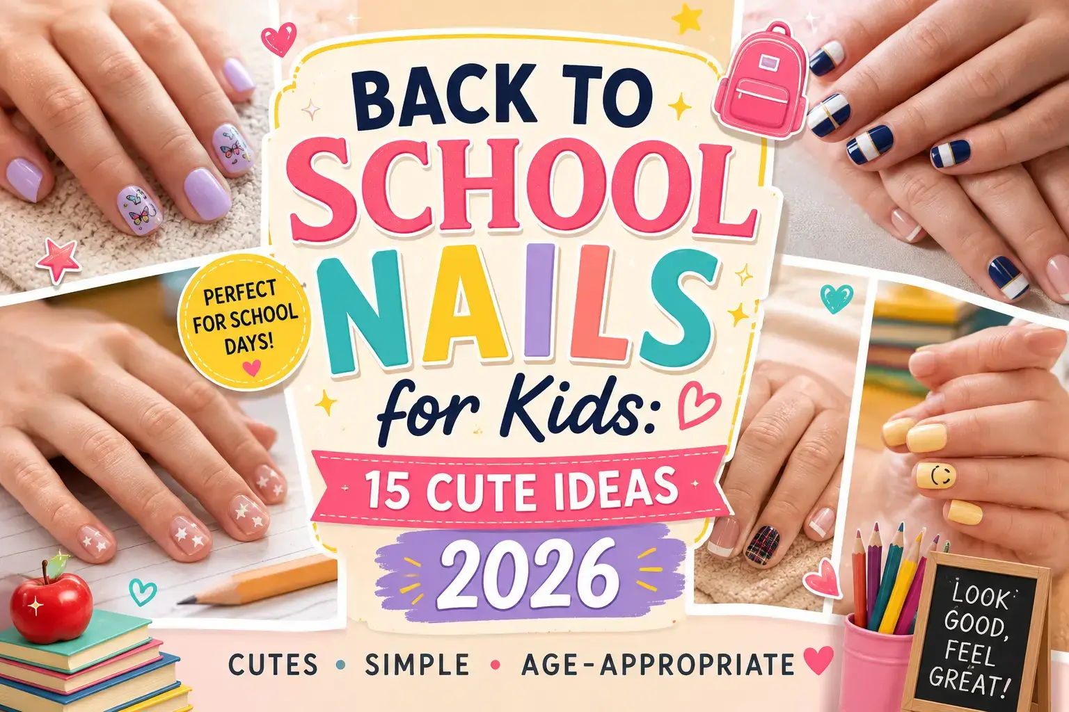 Home 18 Back to School Nails for Kids: 15 Cute, Simple & Age-Appropriate Ideas