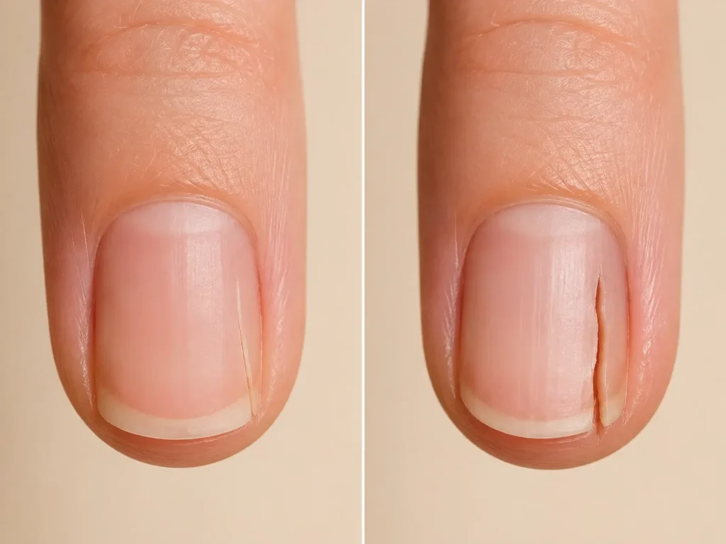 How to Fix a Cracked Nail on the Side: Safe At-Home Repair Guide 1 difference between a side nail crack and deeper nail bed injury