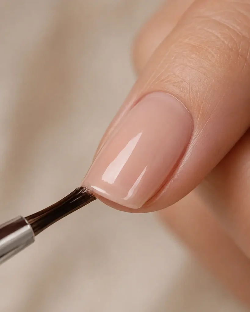 Why Does Gel Polish Peel Off in One Piece? 7 Causes + How to Fix It 5 Capping the free edge of a nail with gel polish to help prevent peeling