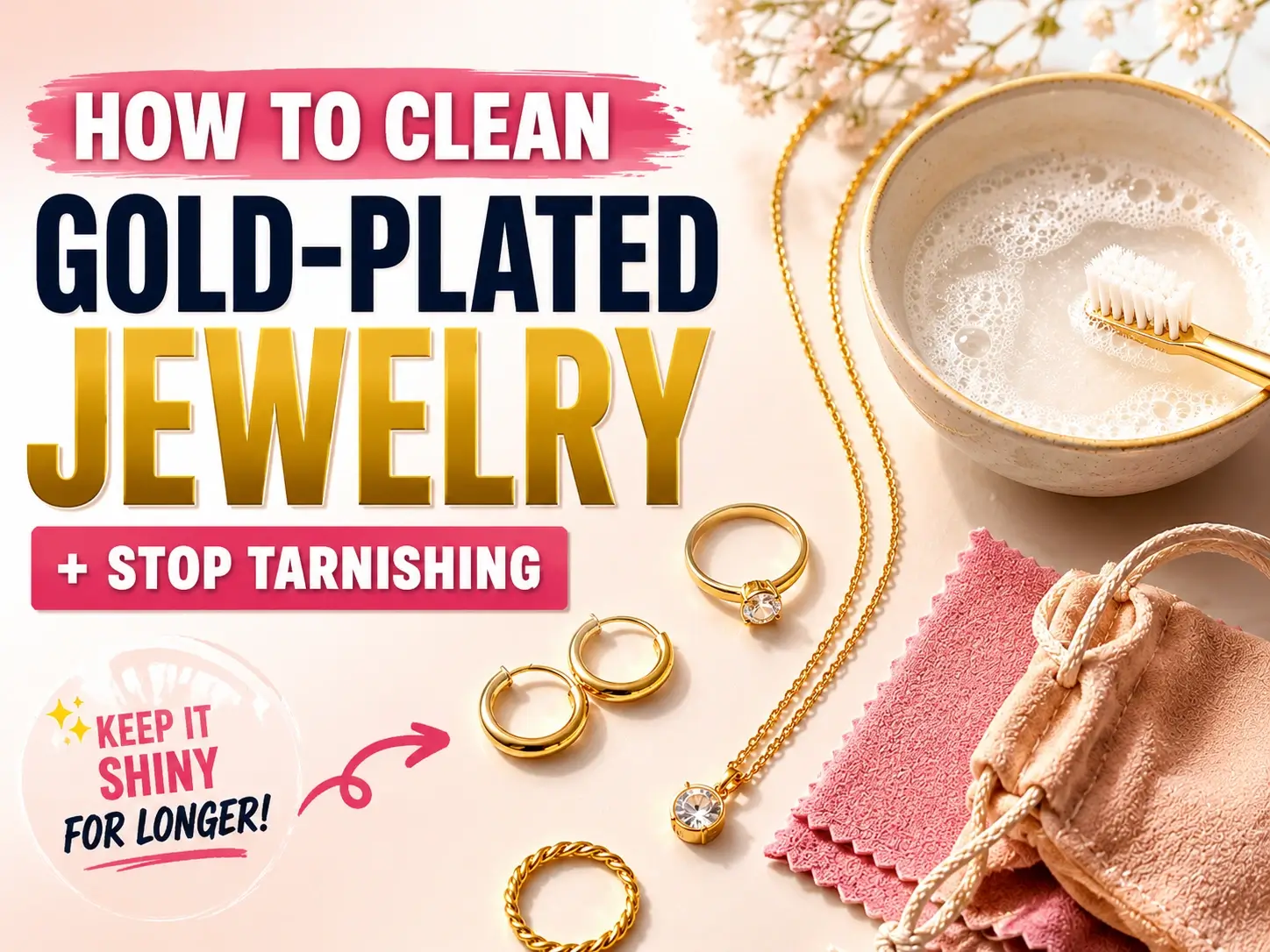 Home 1 How to clean gold-plated jewelry and prevent tarnishing