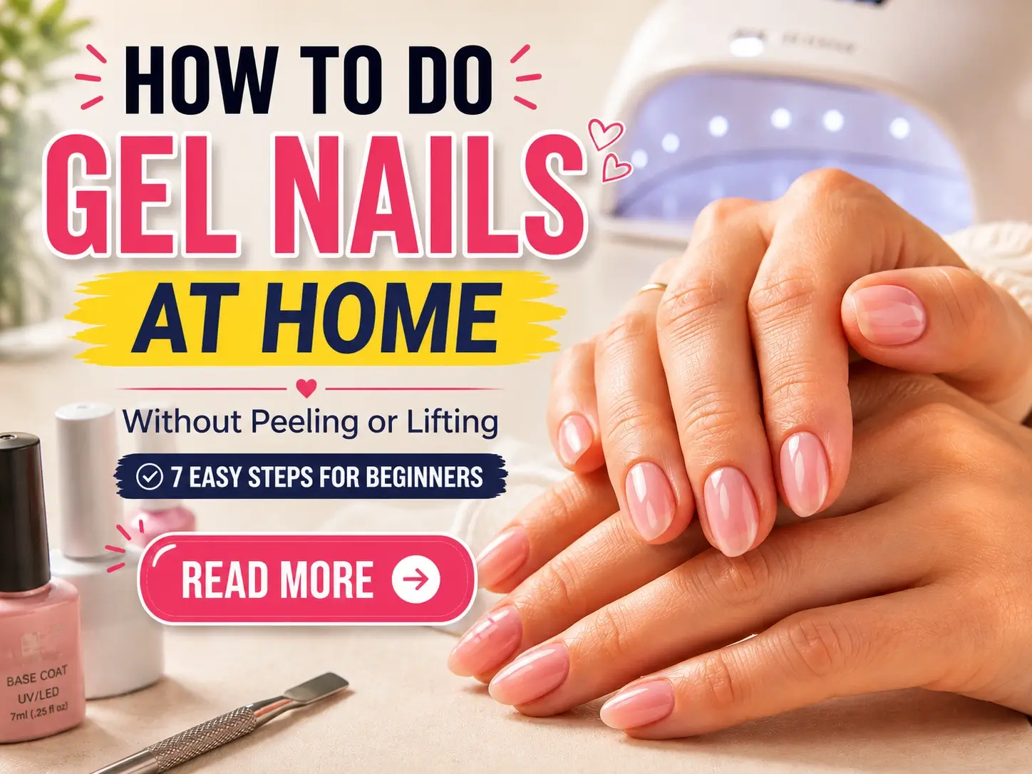 Home 4 How to Do Gel Nails at Home Without Peeling or Lifting