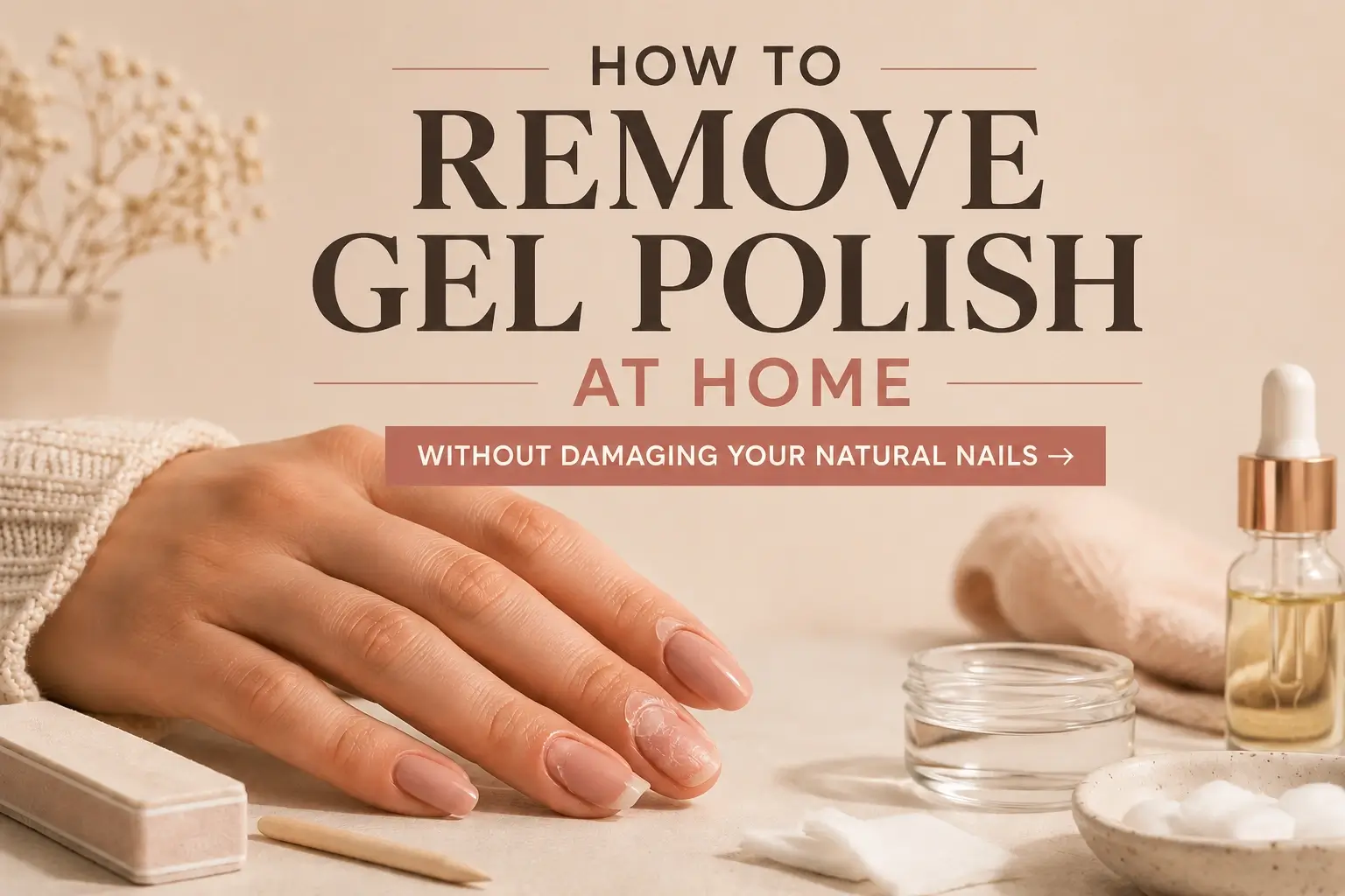 Home 7 how to remove gel polish at home without damaging natural nails