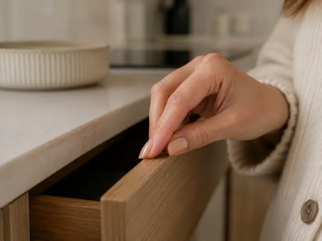 How to Make Gel Polish Last Longer: 10 Mistakes That Cause Early Peeling 7 Woman using her fingertips instead of her nails to open an everyday object