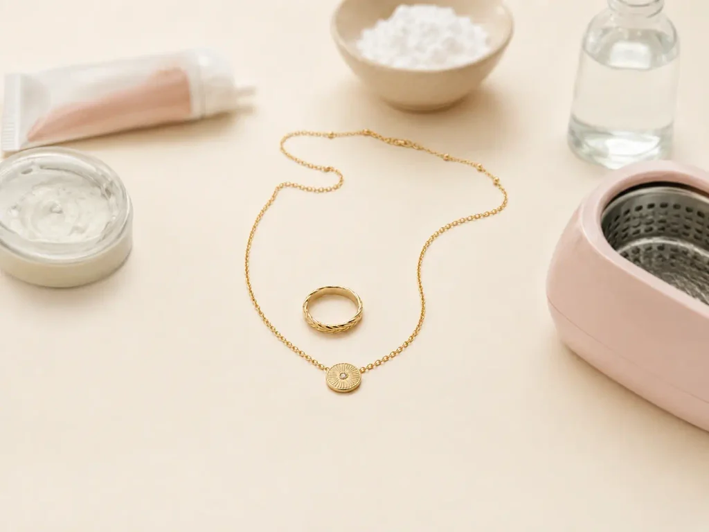 Cleaning products to avoid on gold-plated jewelry
